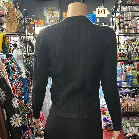 Chanel Black and White Logo Sweater - Picture 2 of 5